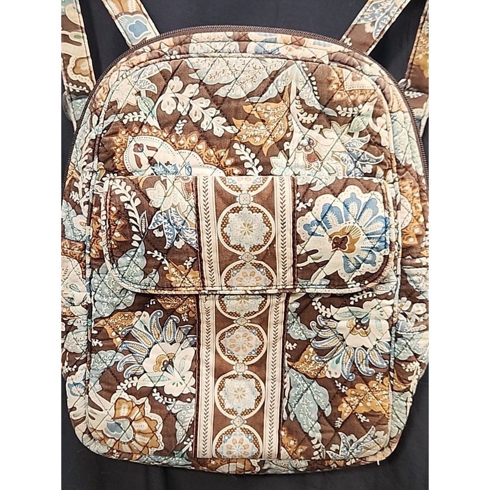 Vera Bradley Retired Java Blue Small Backpack. 20… - image 2